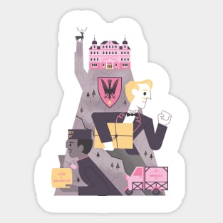 The Grand Budapest Hotel Sticker